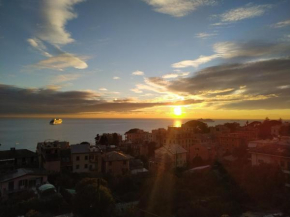 Romantic garden sea view Nervi Genova